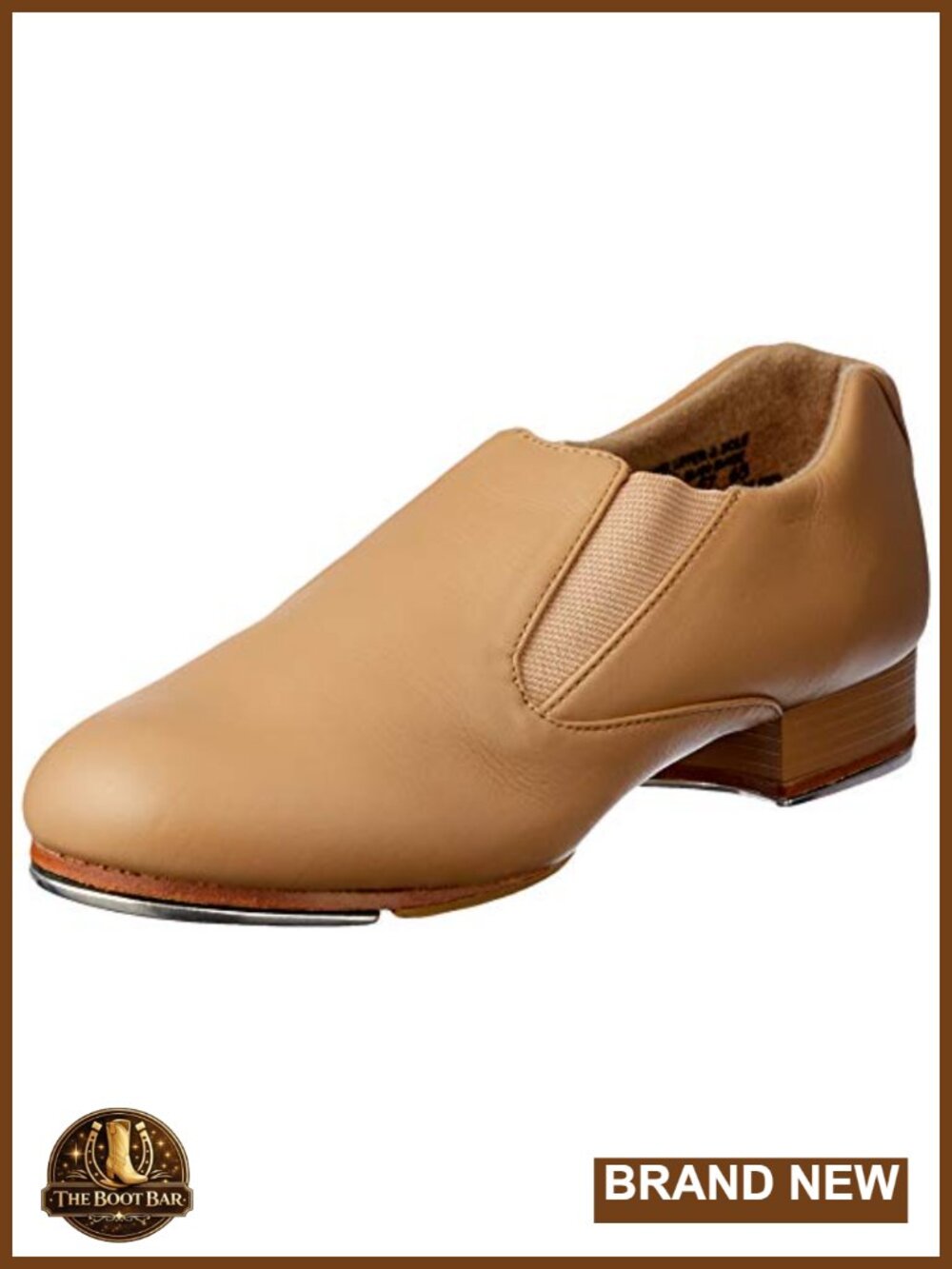 Capezio Riff Slip-on Tap Shoes Leather Split Sole Womens Dance